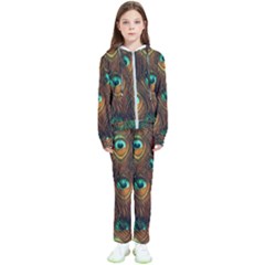 Peacock Feathers Kids  Tracksuit