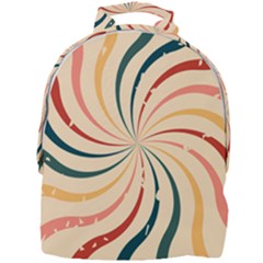 Swirl Star Pattern Texture Old Mini Full Print Backpack