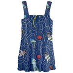 Illustration Cat Space Astronaut Rocket Maze Kids  Layered Skirt Swimsuit