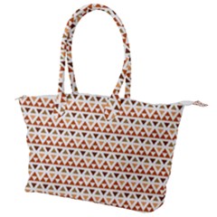 Geometric Tribal Pattern Design Canvas Shoulder Bag