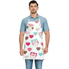 Lovely Owls Kitchen Apron by ConteMonfrey