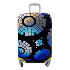 Illustration Tech Galaxy Robot Bot Science Luggage Cover (small) by danenraven