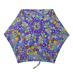 Illustration Background Flower Pattern Floral Mini Folding Umbrellas by danenraven