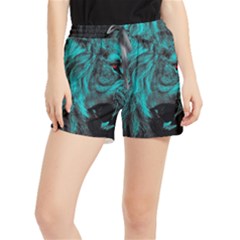 Angry Male Lion Predator Carnivore Women s Runner Shorts by Jancukart