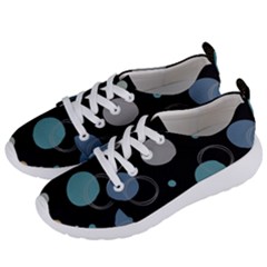 Circle Pattern Abstract Polka Dot Women s Lightweight Sports Shoes by danenraven