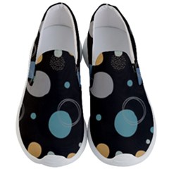 Circle Pattern Abstract Polka Dot Men s Lightweight Slip Ons