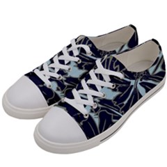 Floral Print Art Pattern Design Men s Low Top Canvas Sneakers by danenraven