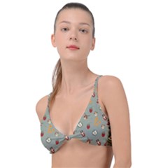 Wild Forest Friends   Knot Up Bikini Top by ConteMonfrey