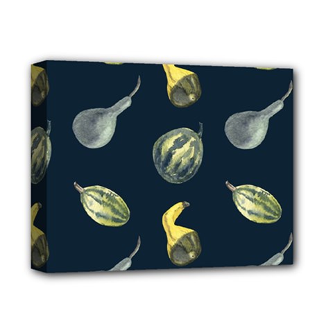 Vintage Vegetables Zucchini  Deluxe Canvas 14  X 11  (stretched) by ConteMonfrey