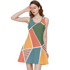 Geometric Colors   Inside Out Racerback Dress by ConteMonfrey