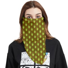 All The Green Apples  Face Covering Bandana (triangle) by ConteMonfrey