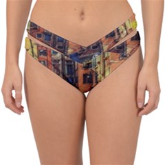 Venice Canals Art   Double Strap Halter Bikini Bottom by ConteMonfrey