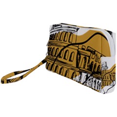 Colosseo Draw Silhouette Wristlet Pouch Bag (small) by ConteMonfrey