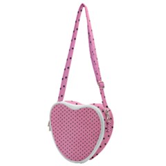 Polka Dot Dots Pattern Dot Heart Shoulder Bag