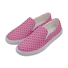 Polka Dot Dots Pattern Dot Women s Canvas Slip Ons by danenraven