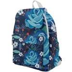 Floral Background Digital Art Top Flap Backpack