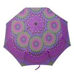 Art Mandala Design Ornament Flower Folding Umbrellas