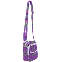 Art Mandala Design Ornament Flower Shoulder Strap Belt Bag