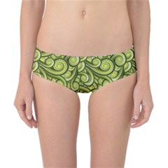 Flower Floral Flora Green Classic Bikini Bottoms by danenraven