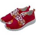 Orange Ornaments With Stars Pink Mens Athletic Shoes View2