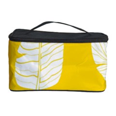 Yellow Banana Leaves Cosmetic Storage Case by ConteMonfreyShop