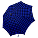 Black and bic blue plaids Hook Handle Umbrellas (Large) View2