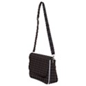 Brown and black small plaids Shoulder Bag with Back Zipper View2