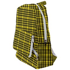 Yellow Small Plaids Travelers  Backpack by ConteMonfrey