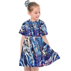 Cobalt Delta Kids  Sailor Dress by kaleidomarblingart