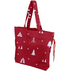 Abstract-cute-christmas Seamless Drawstring Tote Bag by nateshop