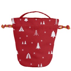 Abstract-cute-christmas Seamless Drawstring Bucket Bag by nateshop