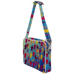 Abstract-flower,bacground Cross Body Office Bag by nateshop