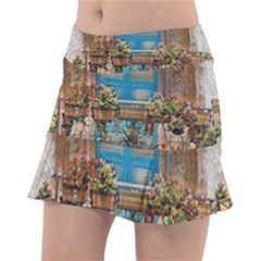 Beautiful Venice Window Classic Tennis Skirt by ConteMonfrey