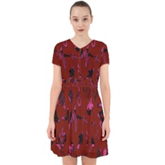 Doodles Maroon Adorable In Chiffon Dress by nateshop