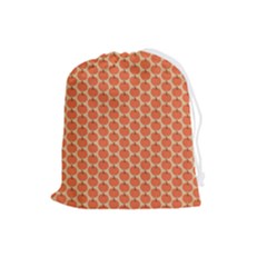 Cute Pumpkin Small Drawstring Pouch (large) by ConteMonfrey