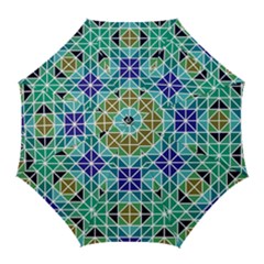 Mosaic 3 Golf Umbrellas by nateshop