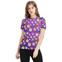 Pattern Women s Short Sleeve Rash Guard