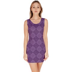 Purple Bodycon Dress by nateshop