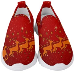 Santa Kids  Slip On Sneakers by nateshop