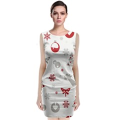 Seamless Sleeveless Velvet Midi Dress by nateshop