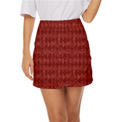 Square Mini Front Wrap Skirt by nateshop