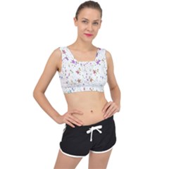 Star V-back Sports Bra by nateshop