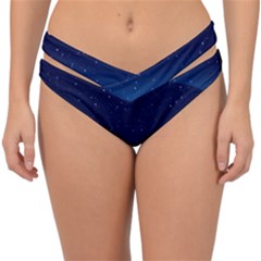 Stars-1 Double Strap Halter Bikini Bottom by nateshop