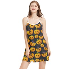 Jack O Lantern  Summer Frill Dress by ConteMonfrey