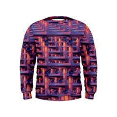 Abstract Pattern Colorful Background Kids  Sweatshirt