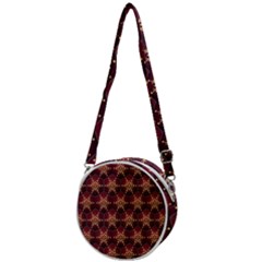 Background Pattern Icon Design Crossbody Circle Bag by Ravend