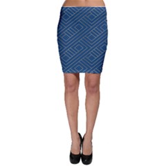 Abstract Geometry Pattern Bodycon Skirt