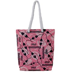 Connection Get Connected Technology Full Print Rope Handle Tote (small)