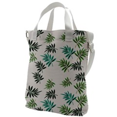 Leaves Plant Design Template Canvas Messenger Bag