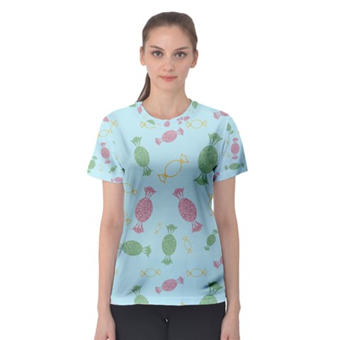 Toffees Candy Sweet Dessert Women s Sport Mesh Tee by Ravend